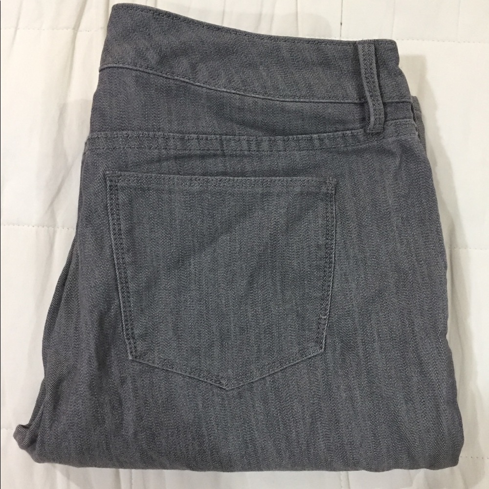 EUC The Limited 317 Gray Bootcut Jeans Sz 12 Tall